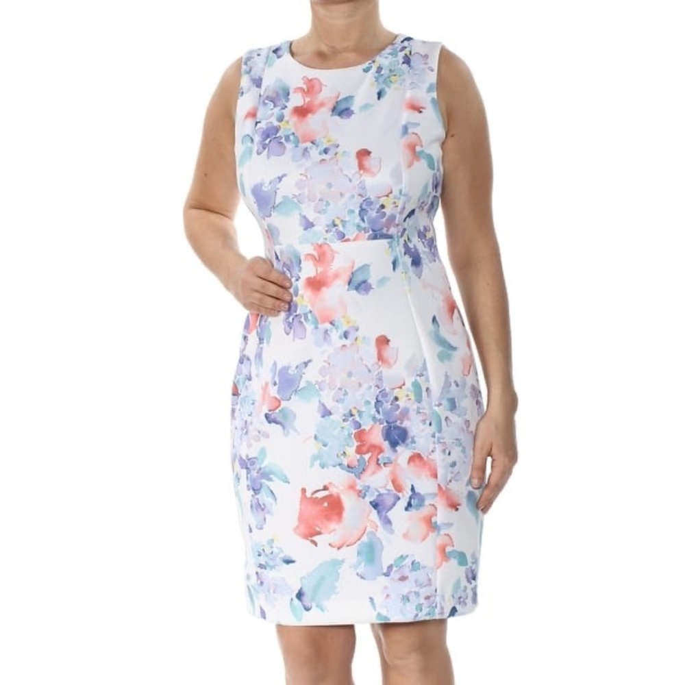 Calvin Klein, size 4, floral dress